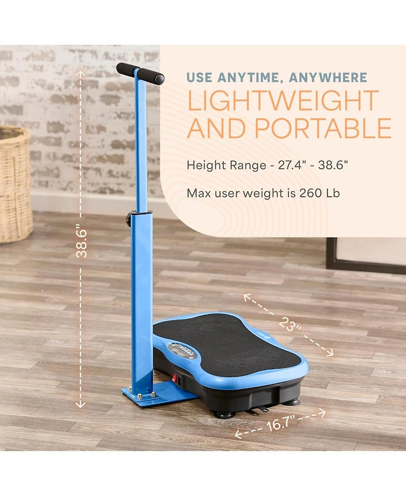 LifePro Magnetic Vibration Plate – Full Body Exercise Machine for Recovery, Muscle Toning & Lymphatic Drainage