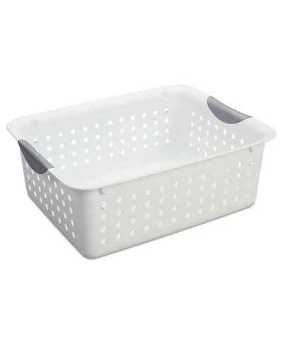 Sterilite Medium and Small Ultra Plastic Storage Bin Organizer Basket (18 Pack)