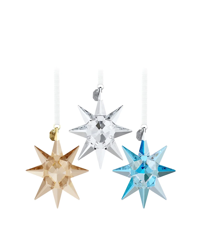 Swarovski Annual Edition 3-Piece Holiday Star Ornament Set