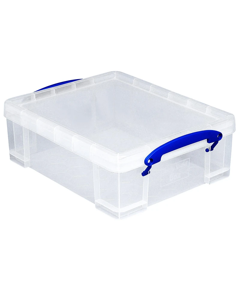 Really Useful Box 8.1L Plastic Storage Container with Clip Lock Handle (5 Pack)