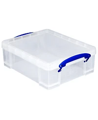 Really Useful Box 8.1L Plastic Storage Container with Clip Lock Handle (5 Pack)