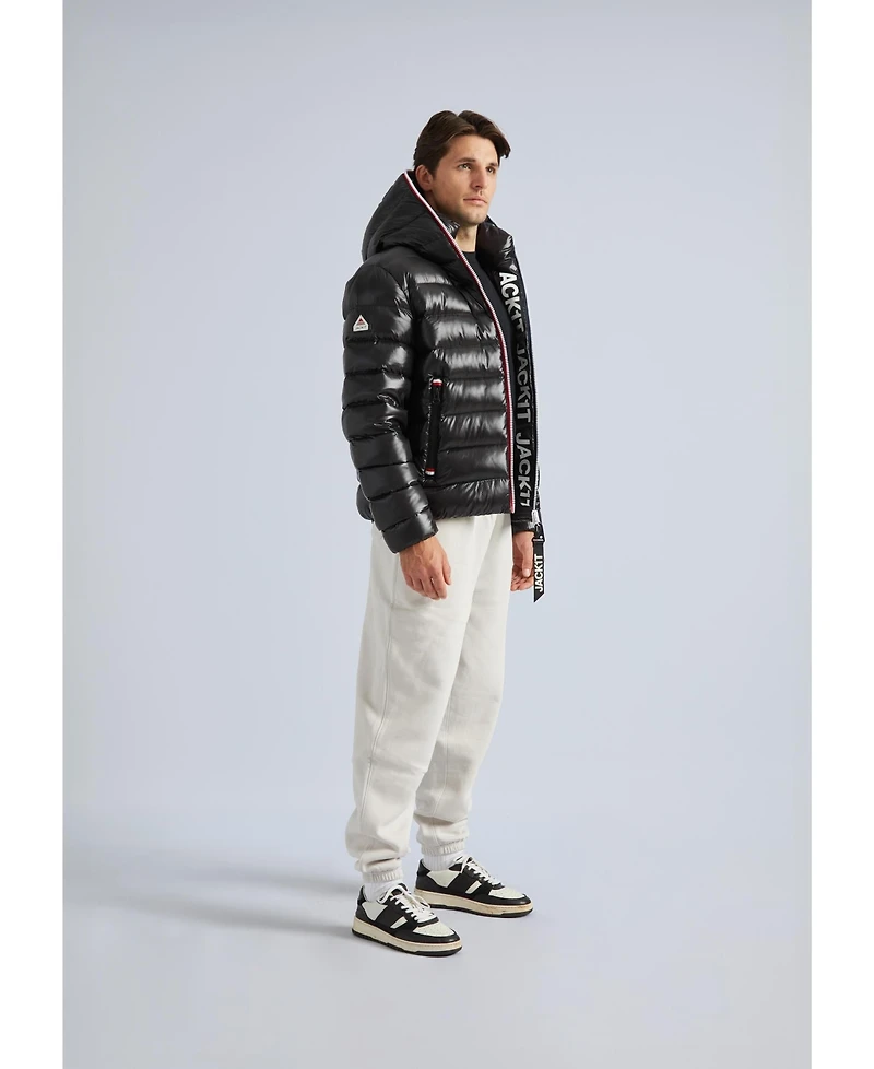 JACK1T Men's Hooded Insulated Puffer