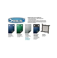 Swimline 24 Ft Round Above Ground Swimming Pool Winter Cover, Blue | PCO827