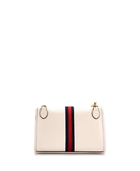 Pre-Owned Gucci Small Rajah Web Chain Shoulder Bag Leather