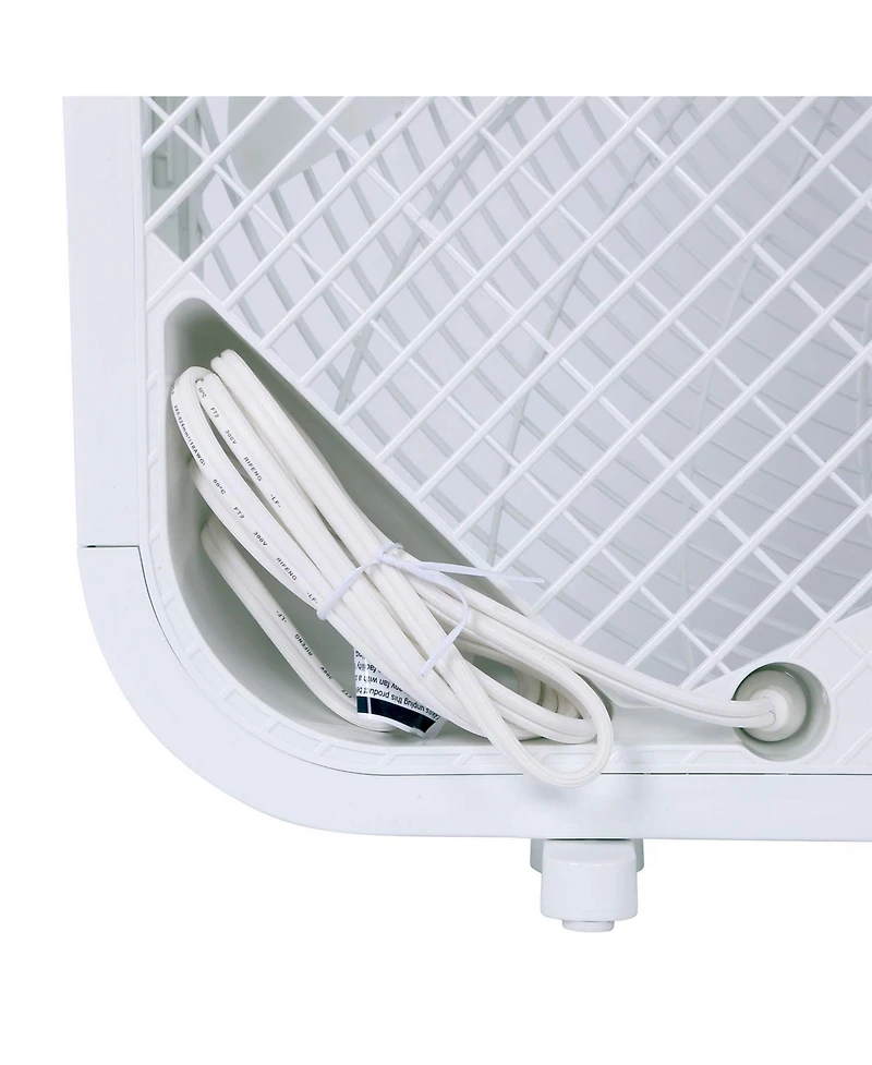 Hurricane 20" Classic Series Floor Box Fan with 3 Speed Settings, 5 Pack, White