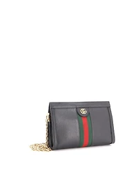 Pre-Owned Gucci Small Ophidia Chain Shoulder Bag Leather