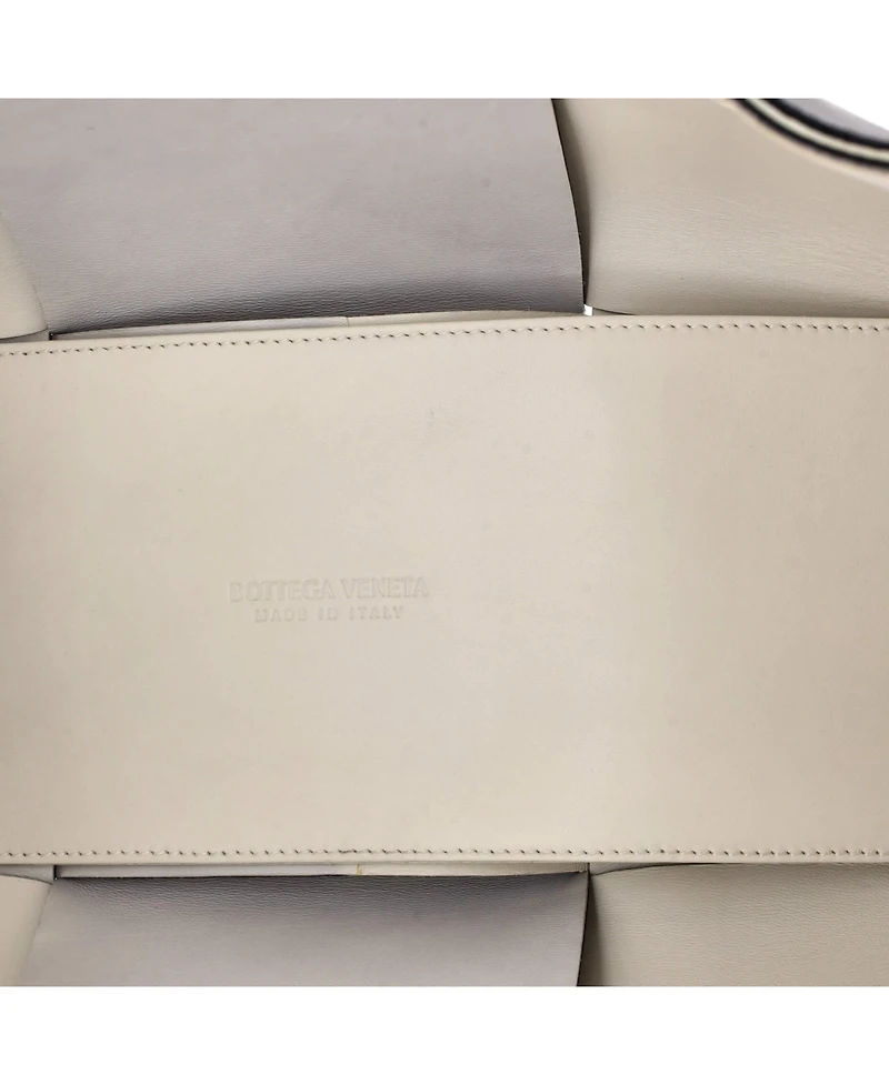 Pre-Owned Bottega Veneta Medium Arco Tote Maxi Intrecciato Leather