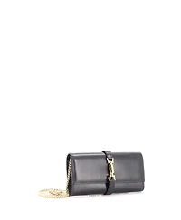 Pre-Owned Gucci Jackie 1961 Continental Chain Wallet Leather