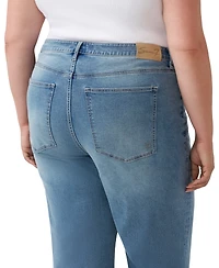 Seven7 Plus High-Rise Wide-Leg Jeans