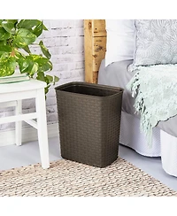 Sterilite Weave 3.4 Gallon Plastic Home/Office Wastebasket Trash Can (6 Pack)