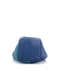 Pre-Owned HERMES Mm Picotin Lock Bag Bicolor Clemence