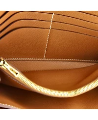 Pre-Owned Hermes Constance To Go Wallet Evercolor