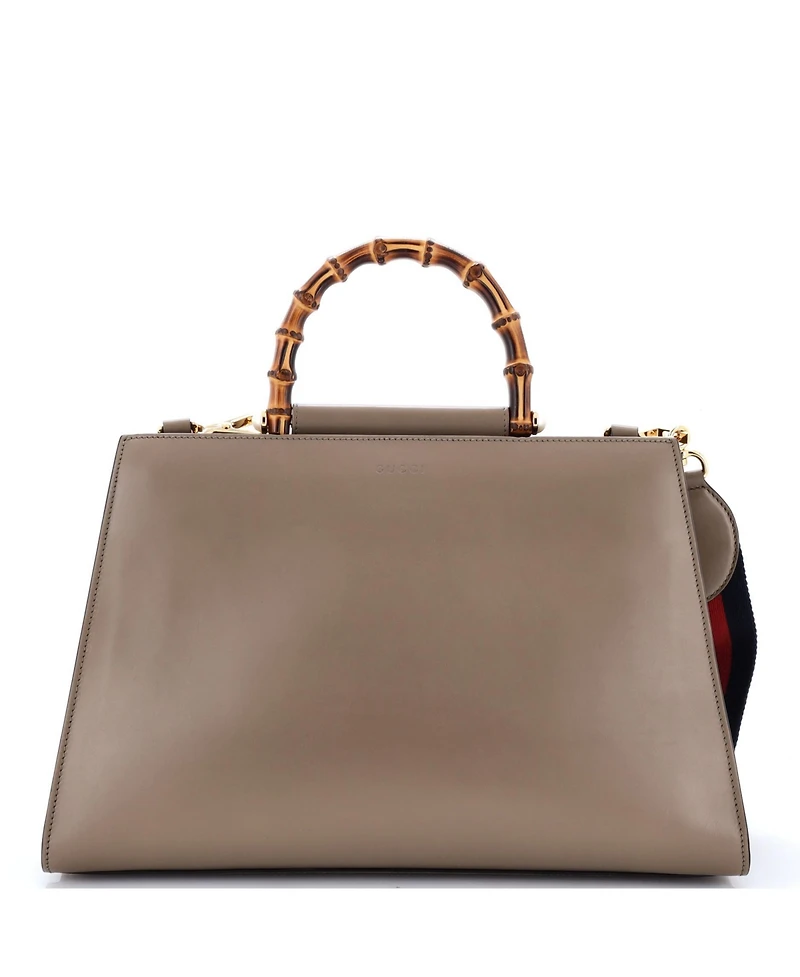 Pre-Owned Gucci Medium Nymphaea Top Handle Bag Leather