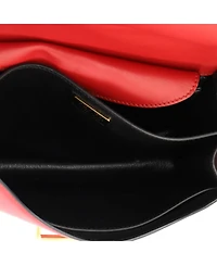 Pre-Owned Prada Small Cahier Crossbody Bag Leather and Saffiano Leather