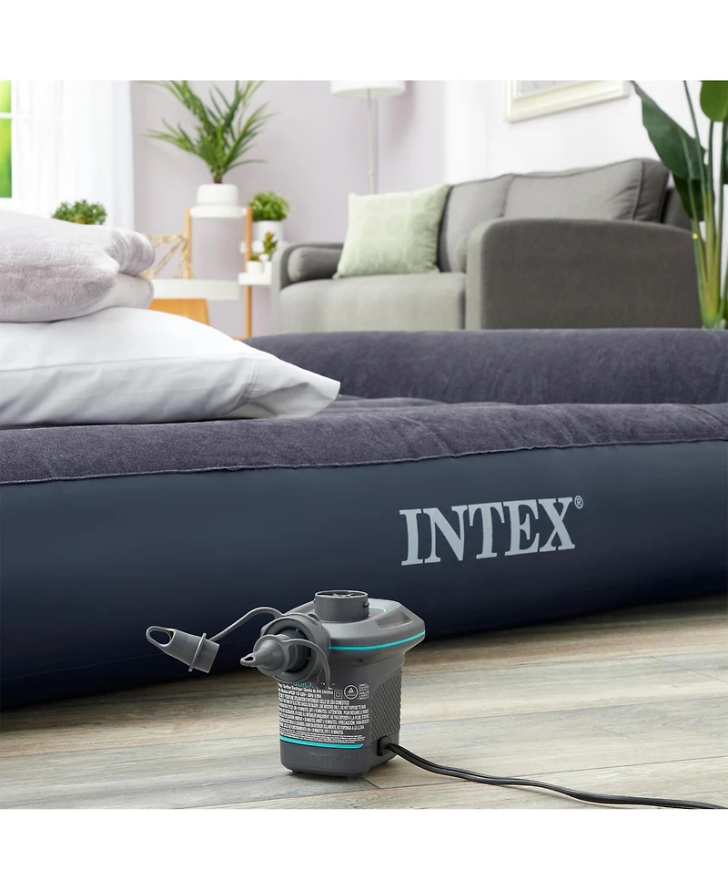 Intex Adult 5 Seat Pool Float w/ Quick Fill Ac Electric Air Pump