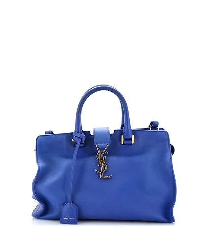 Pre-Owned Saint Laurent Small Monogram Cabas Leather