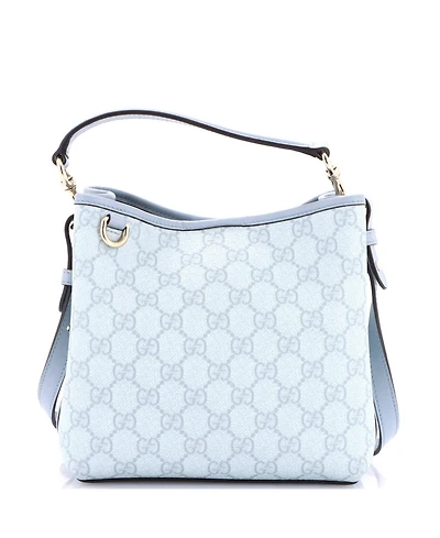 Pre-Owned Gucci Gg Emblem Bucket Bag Gg Coated Canvas