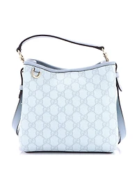 Pre-Owned Gucci Gg Emblem Bucket Bag Gg Coated Canvas