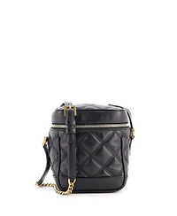 Pre-Owned Saint Laurent 80's Vanity Bag Quilted Leather