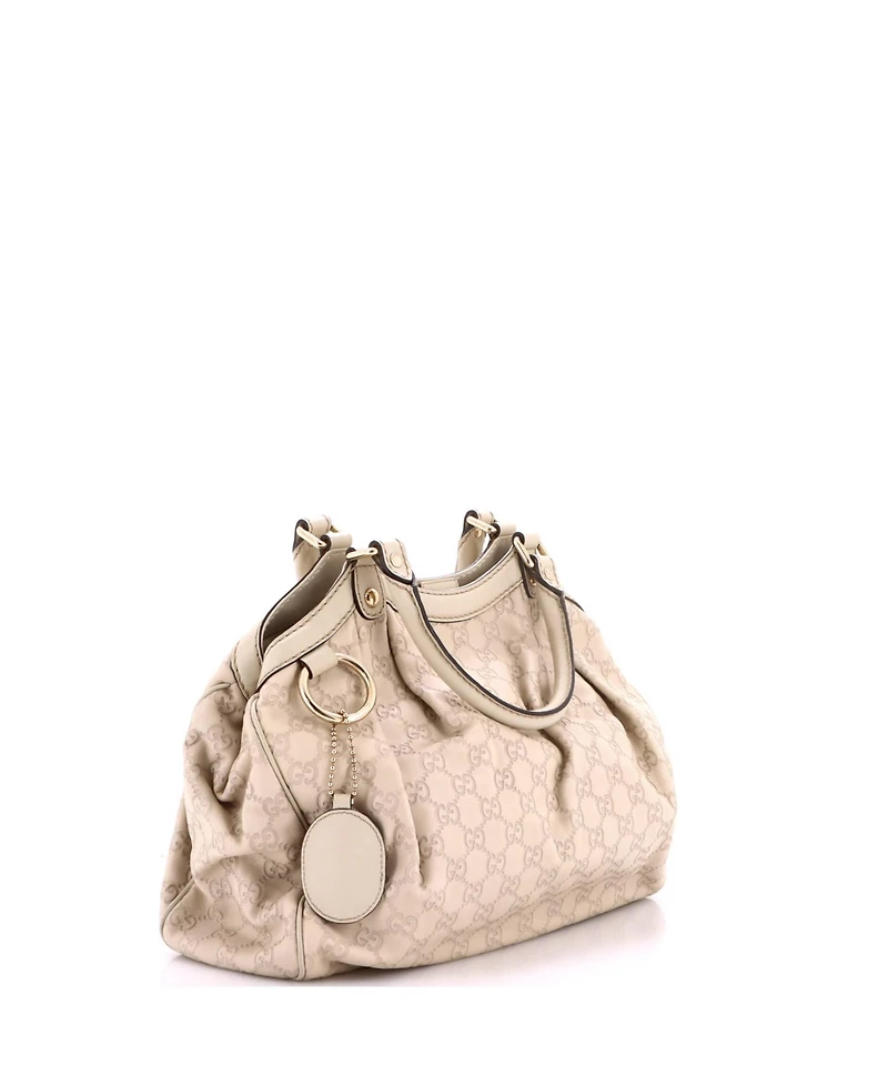 Pre-Owned Gucci Medium Sukey Tote Guccissima Leather
