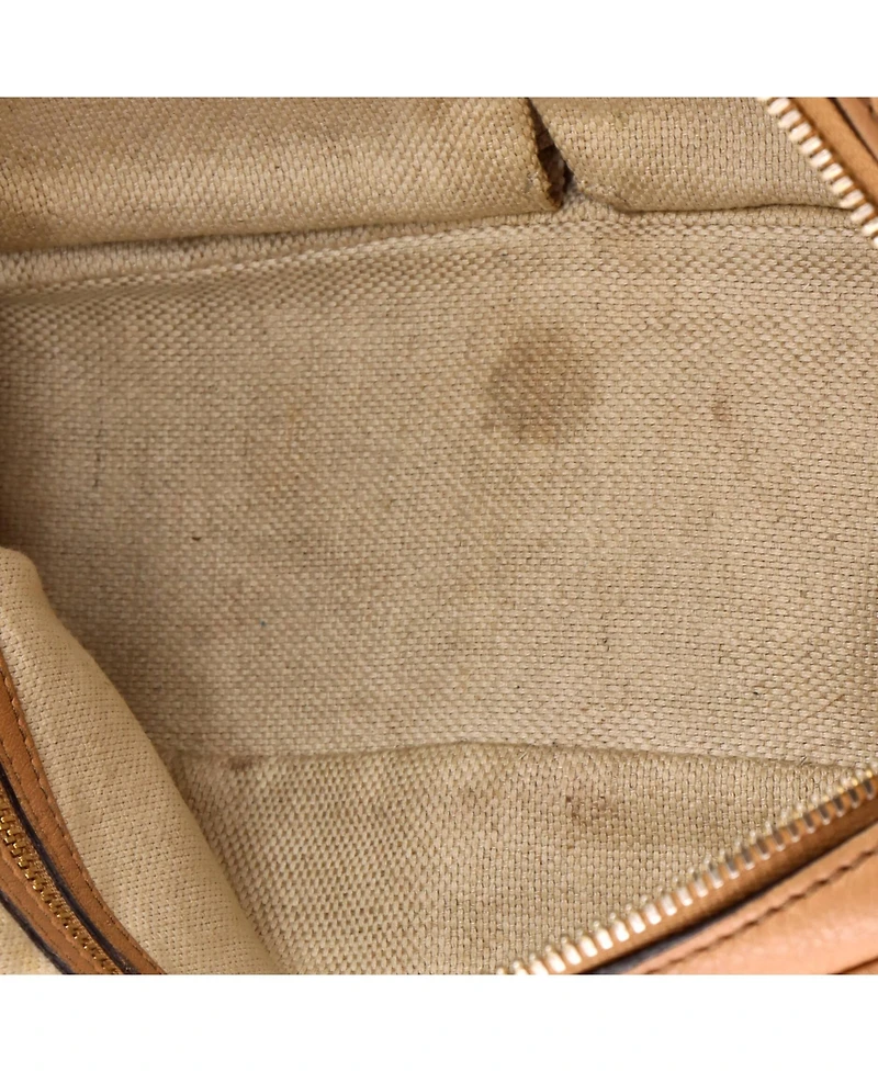 Pre-Owned Gucci Small Soho Chain Zip Shoulder Bag Leather