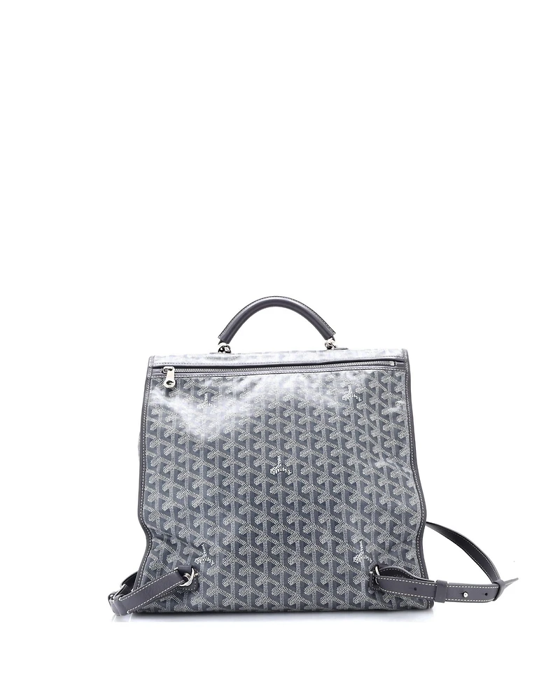 Pre-Owned Goyard Saint Leger Briefcase Backpack Coated Canvas
