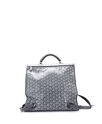 Pre-Owned Goyard Saint Leger Briefcase Backpack Coated Canvas