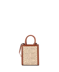 Pre-Owned Celine Mini Vertical Cabas Tote Printed Canvas and Leather