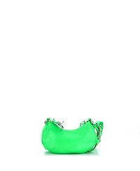 Pre-Owned Balenciaga Xs Le Cagole Giant Studs Shoulder Bag Leather with Crystals
