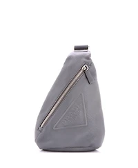 Pre-Owned Prada Triangle Logo Sling Bag Leather