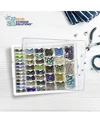 Elizabeth Ward Bead Storage Solutions 45 Piece Craft Supplies Organizer, 8 Pack