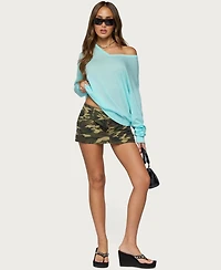 Edikted Women's Geara Knit Long Sleeve Top