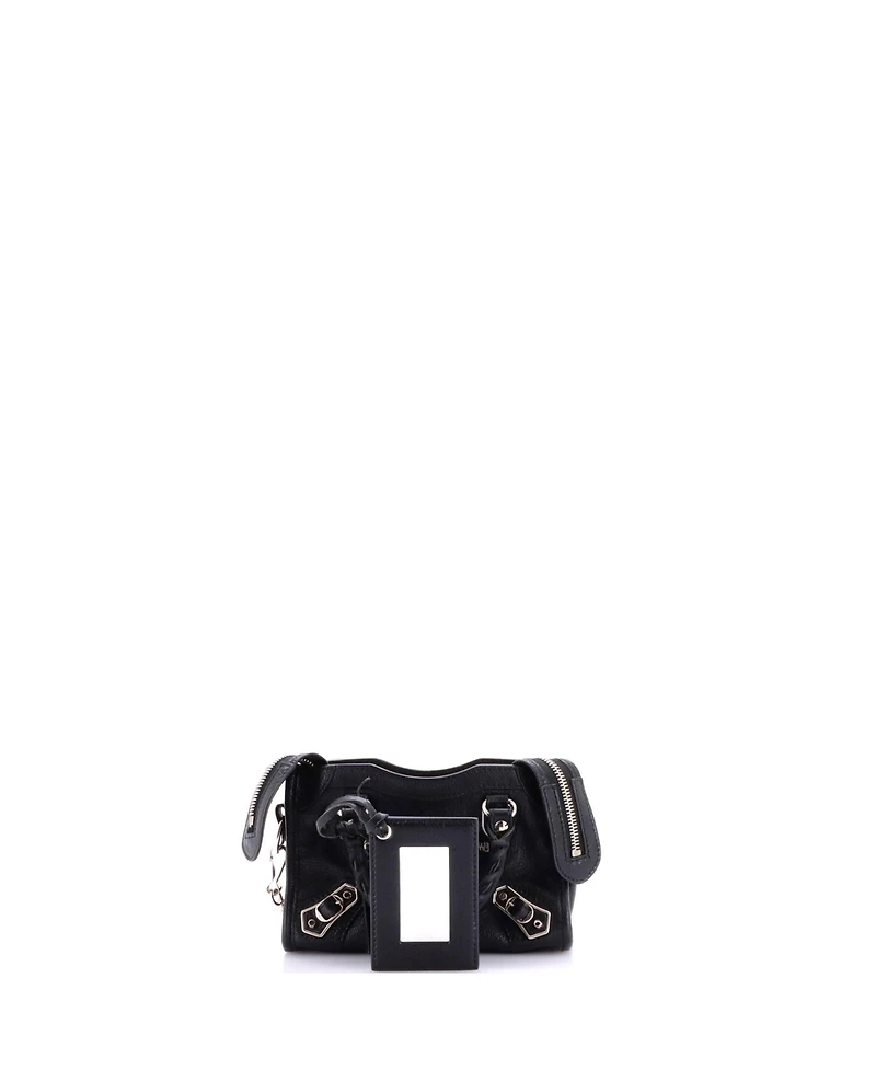 Pre-Owned Balenciaga Nano City Classic Metallic Edge Bag Leather