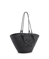 Pre-Owned Loewe Medium Anagram Basket Tote Woven Raffia