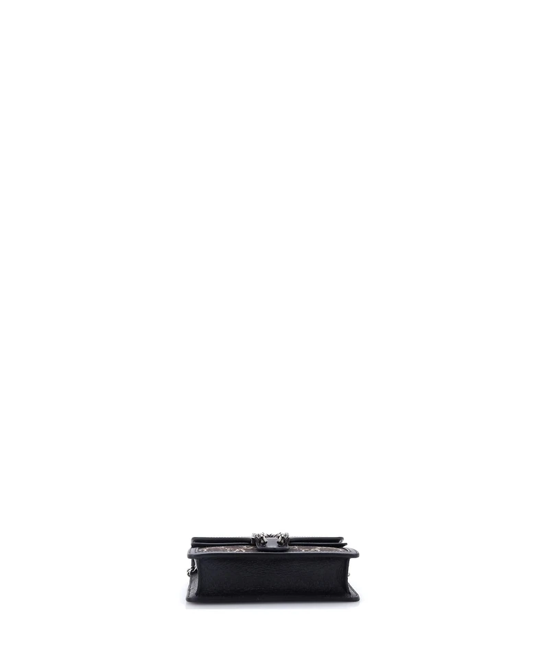 Pre-Owned Gucci Super Mini Dionysus Bag Gg Denim