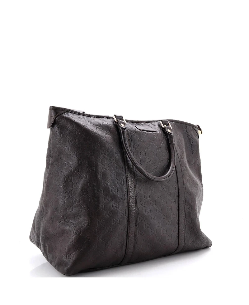 Pre-Owned Gucci Medium Joy Zip Top Tote Guccissima Leather
