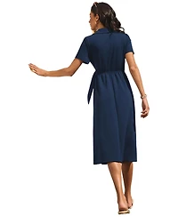 Cupshe Women's Primrose Blue Midi Beach Dress