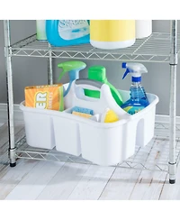 Sterilite Divided Storage Ultra Caddy with 4 Compartments and Handles (18 Pack)
