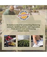 DeWitt N-Sulate 12' x 250' Plant Cover Freeze Protection Frost Blanket, (5 Pack)