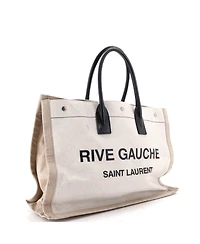 Pre-Owned Saint Laurent Large Rive Gauche Shopper Tote Canvas