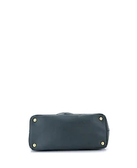 Pre-Owned Prada Medium Bicolor Double Zip Lux Tote Saffiano Leather