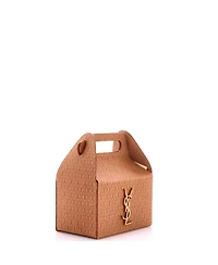 Pre-Owned Saint Laurent Take-Away Box Bag Monogram All Over Leather