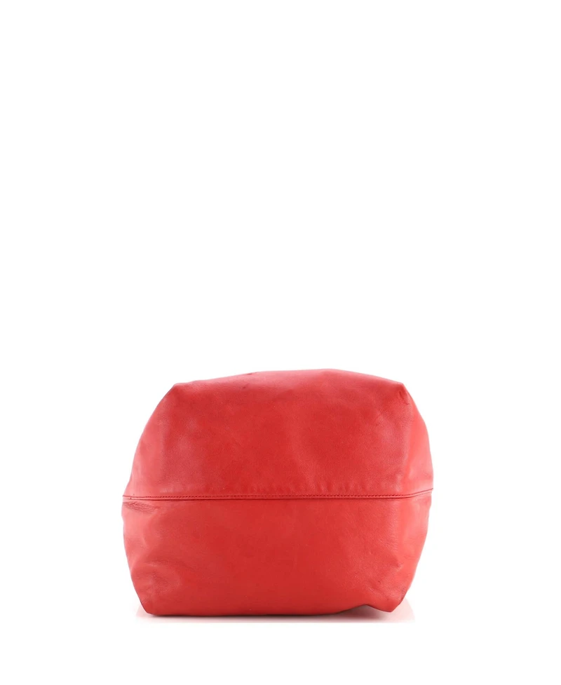 Pre-Owned Saint Laurent Large Teddy Bucket Bag Leather