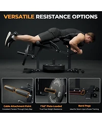 Syedee Leg Extension and Curl Machine, Seated Leg Extension machine and Lying leg Curl Machine for Home Gym with 500lbs, Adjustable Leg Machine