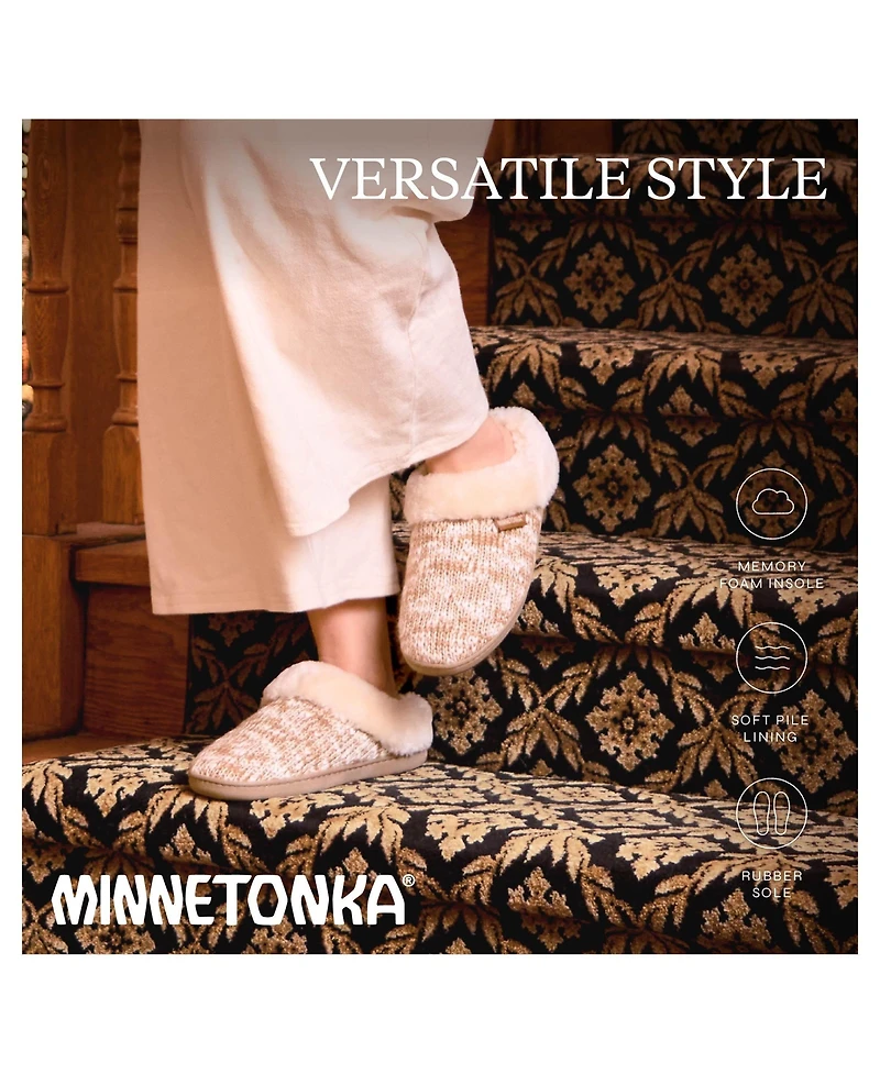 Minnetonka Women's Dina Clog Slippers