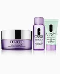 Clinique 3-Piece The Cleansing Edit Trio Gift Set