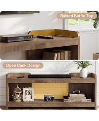 Tribesigns 63-Inch Tv Stand for TVs Up to 70", 2-Tier