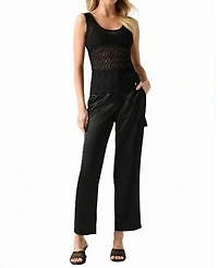 Guess Women's Matilde Lace Scoop Neck Tank Top