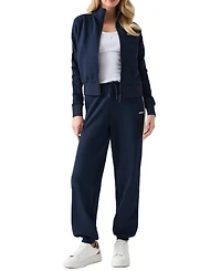 Guess Women's Phoebe High-Rise Active-Knit Cotton-Blend Jogger
