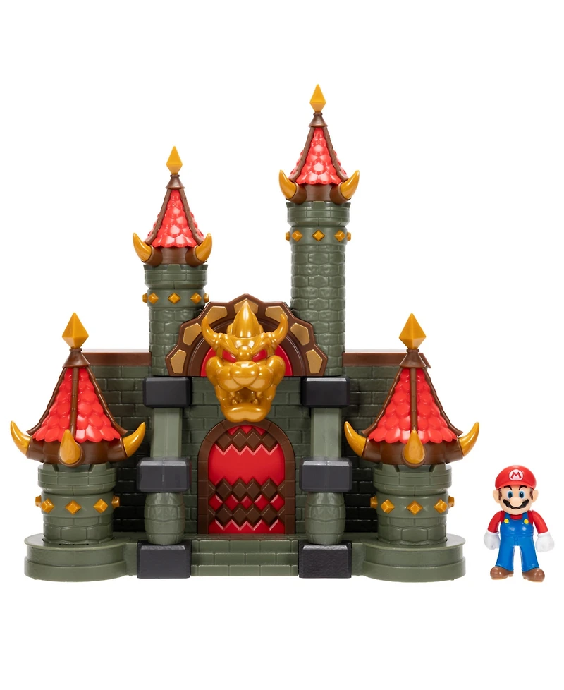 Super Mario Deluxe Wonder Bowser Jr. Castle Battle Interactive Playset, Ages 3+, Created for Macy's